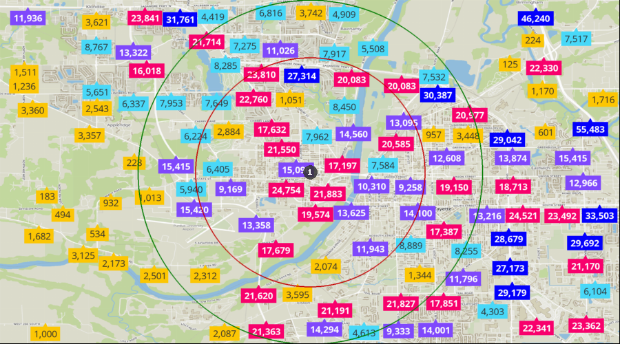 West Lafayette, Indiana - Daily Average Traffic Count